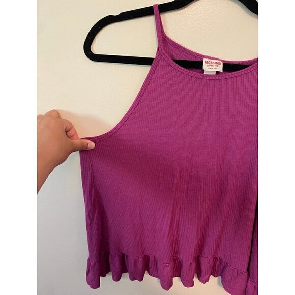 Mossimo Purple Ribbed Tank - Picture 2 of 6